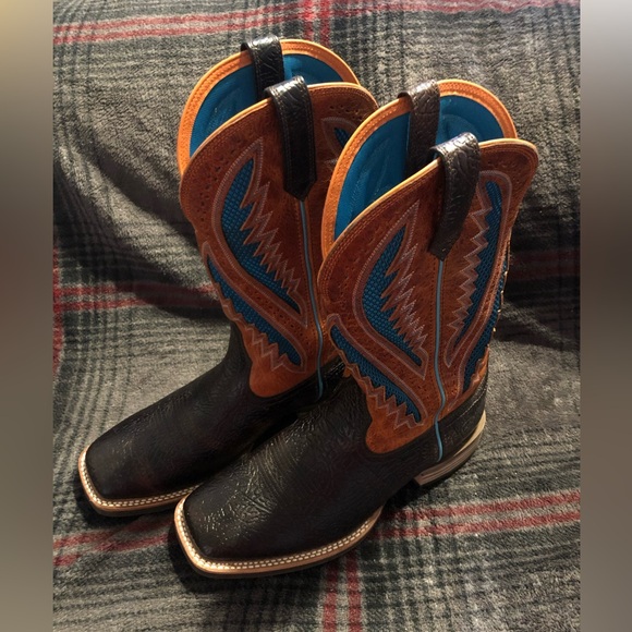 ARIAT MEN'S VENTTEK QUICKDRAW SQUARE TOE WESTERN WORK - Picture 3 of 5